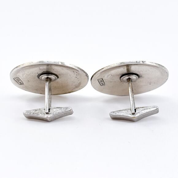 Vintage Sterling Silver 925 Celtic Knot Design Cufflinks - Picture 3 of 8